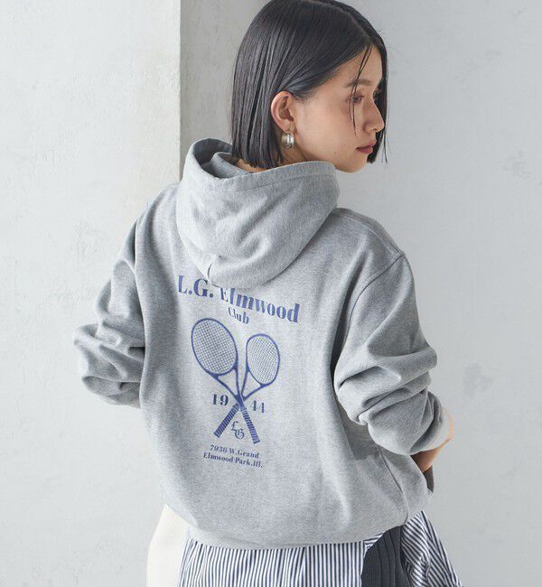 SHIPS for women「【SHIPS別注】LOGAN KNITTING MILLS: プリント フーディー」|パーカー|