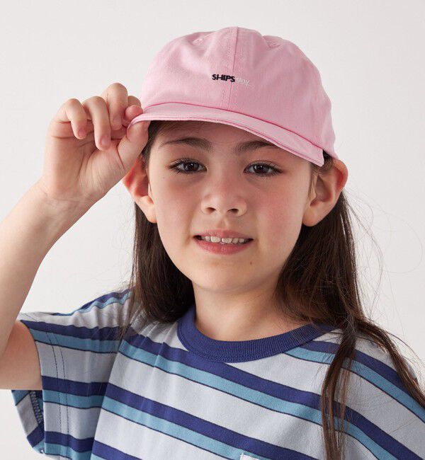 SHIPS any「SHIPS any: cinq you ワンポイント ロゴ 刺繍 キャップ <KIDS>」|キャップ・キャスケット|