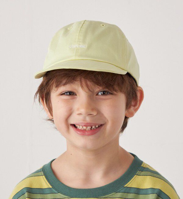 SHIPS any「SHIPS any: cinq you ワンポイント ロゴ 刺繍 キャップ <KIDS>」|キャップ・キャスケット|