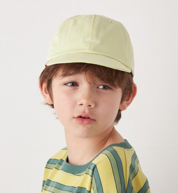 SHIPS any「SHIPS any: cinq you ワンポイント ロゴ 刺繍 キャップ <KIDS>」|キャップ・キャスケット|