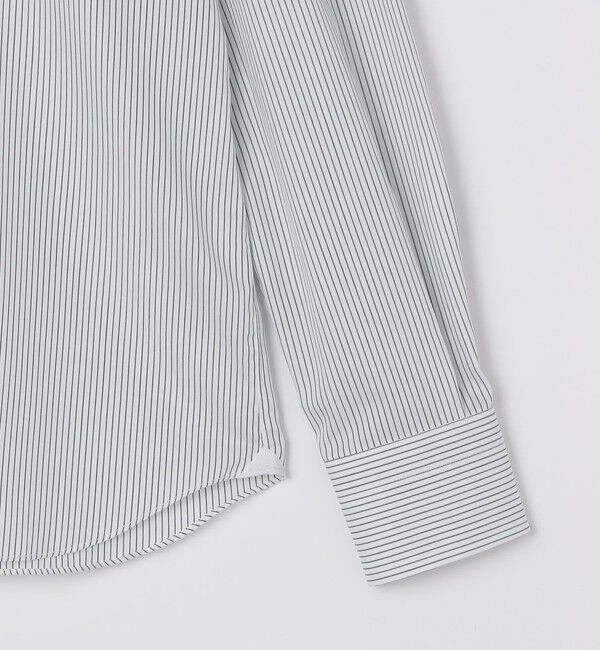 SHIPS「【SHIPS別注】Errico Formicola: DALIO ジャカード ストライプ シャツ」|シャツ・ブラウス|