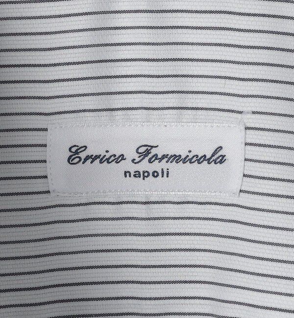 SHIPS「【SHIPS別注】Errico Formicola: DALIO ジャカード ストライプ シャツ」|シャツ・ブラウス|