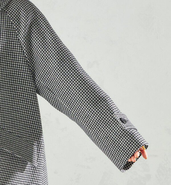 SHIPS for women「千鳥 / ソリッド ウール メルトン ステンカラー コート」|ステンカラーコート|