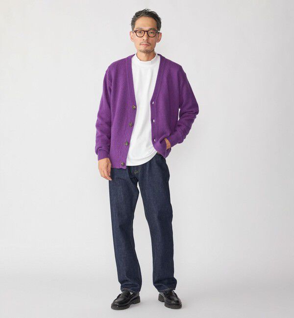 SHIPS「SHIPS: 5ゲージ ヤク ブレンド カーディガン」|カーディガン|