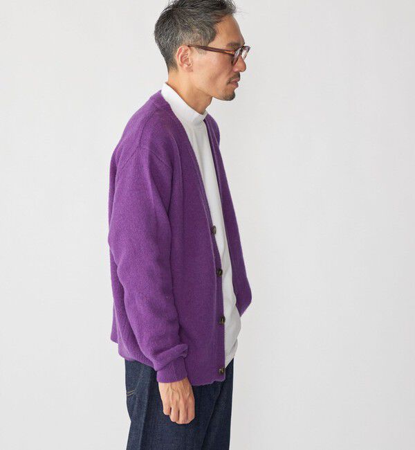 SHIPS「SHIPS: 5ゲージ ヤク ブレンド カーディガン」|カーディガン|