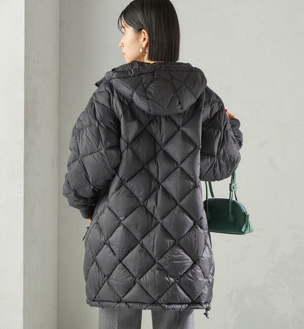 SHIPS for women「【SHIPS別注】Wai+ &times; TAION:〈手洗い可能〉ミディ ダウン コート」|ダウン|