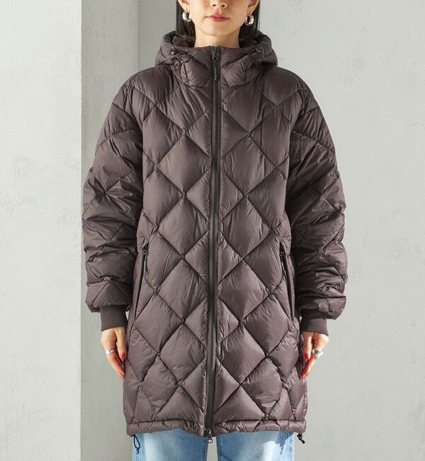 SHIPS for women「【SHIPS別注】Wai+ &times; TAION:〈手洗い可能〉ミディ ダウン コート」|ダウン|