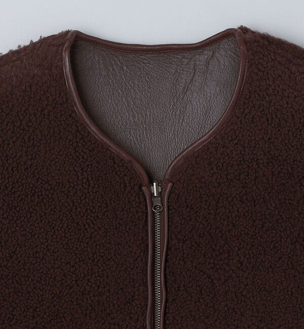 SHIPS「SHIPS: ムートン ベスト」|ベスト・ジレ|