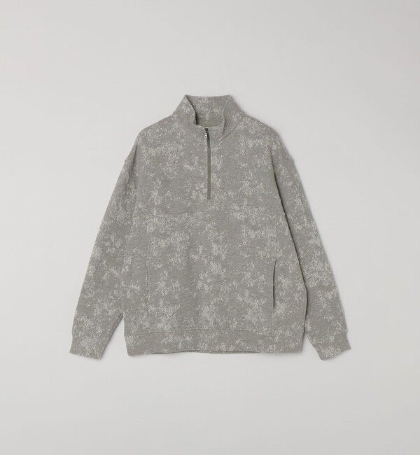 SHIPS any「SHIPS any:〈洗濯機可能〉コットン ジャガード ハーフジップ 裏毛 スウェット(セットアップ対応)◇」|スウェット・ジャージ|