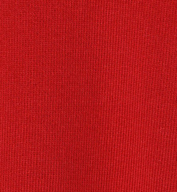 CABaN「コットンカシミヤ バイカラークルーネックカーディガン」|カーディガン|