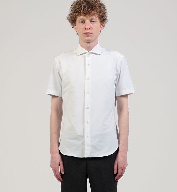 TOMORROWLAND BUYING WEAR「XACUS ナイロンポリウレタン ショートスリーブシャツ」|シャツ・ブラウス|