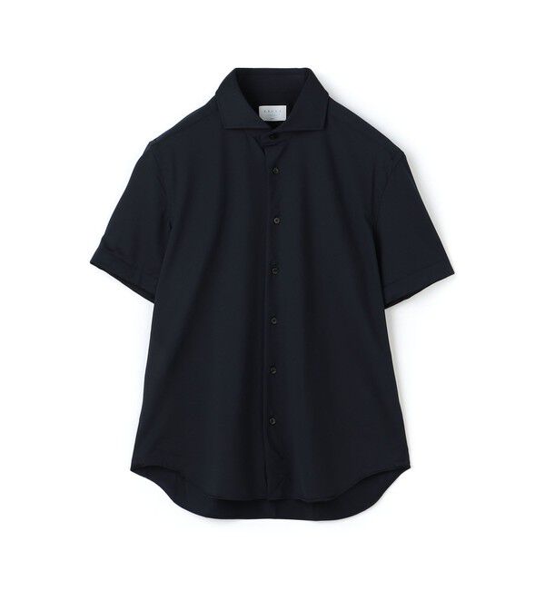 TOMORROWLAND BUYING WEAR「XACUS ナイロンポリウレタン ショートスリーブシャツ」|シャツ・ブラウス|69 ネイビー