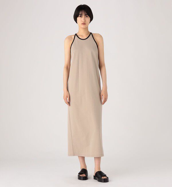 MACPHEE「コットンポリエステルサイロ バッククロスワンピース」|ワンピース|