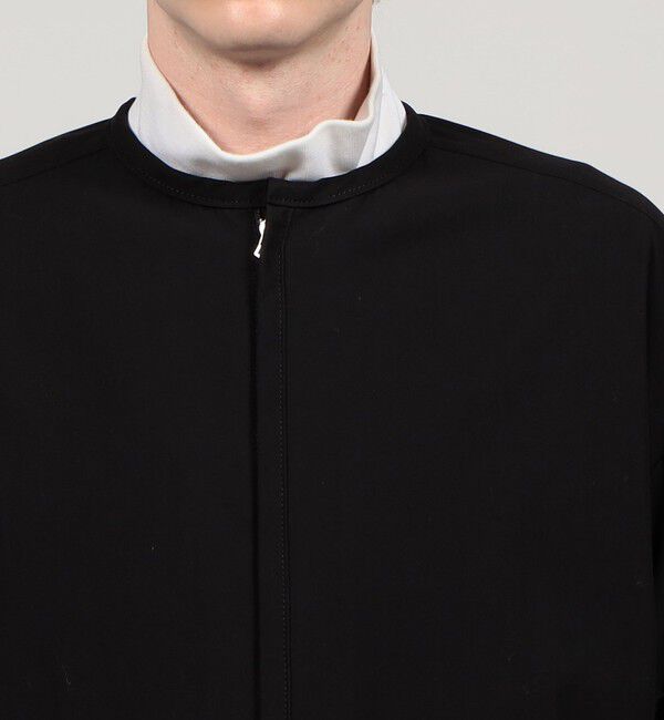 TOMORROWLAND MENS「コットンナイロン ジップアップブルゾン」|ブルゾン・スタジャン|