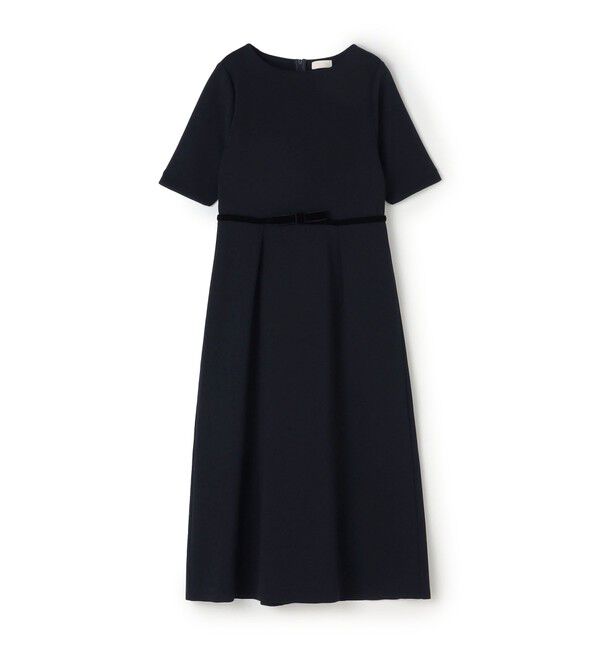 Ballsey「ミラノリブ ハイウエストワンピース」|ワンピース|69 ネイビー