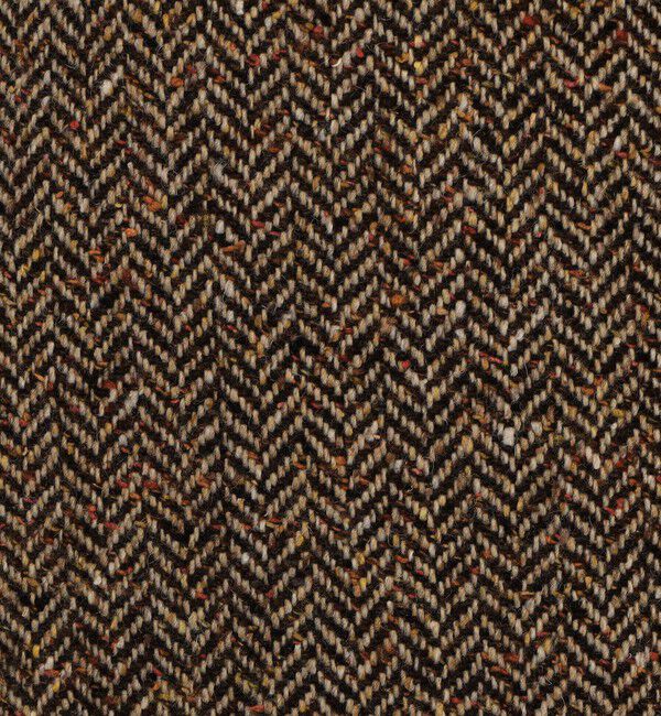 MACPHEE「カラーネップヘリンボーン ダブルブレストロングコート」|チェスターコート|