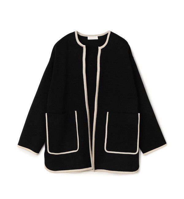 Ballsey「ミラノリブ 2ポケットカーディガン」|カーディガン|69 ネイビー