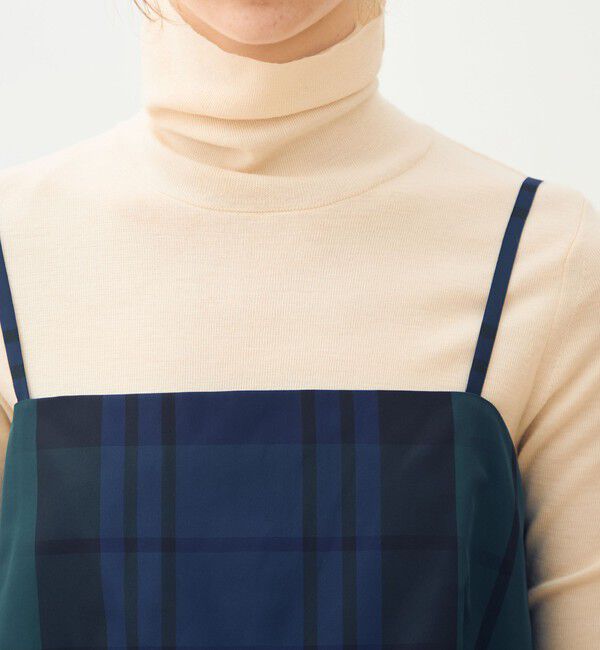 TOMORROWLAND collection「シルクタフタチェック キャミソールトップス」|その他|