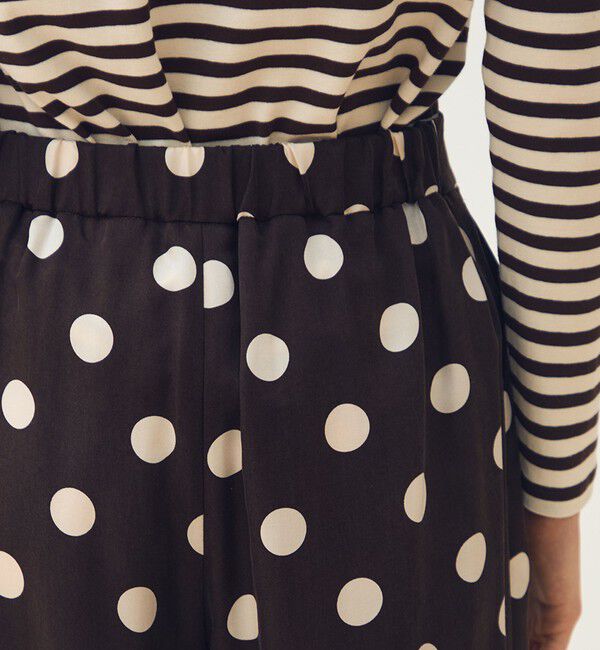 TOMORROWLAND collection「キュプラシルクドットプリント ストレートパンツ」|その他|