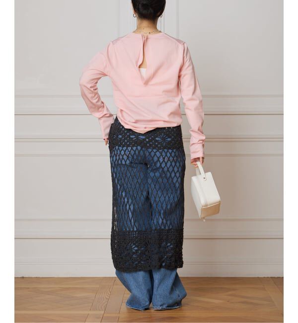 IENA LA BOUCLE「venit/ヴェニット バックオープンニット VEK-7529-B」|ニット・セーター|