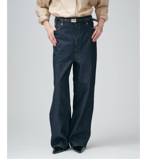 VERMEIL par iena「upper hights アッパーハイツ THE OLIVIA L85321502FBR/FSB」|デニム|ネイビー