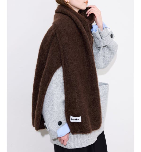 SLOBE IENA「《追加》surprise/サプライズ ストール MOHAIR  SCARF  DONNA」|ストール|