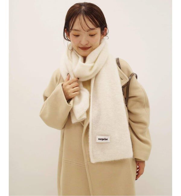SLOBE IENA「《追加》surprise/サプライズ ストール MOHAIR  SCARF  DONNA」|ストール|