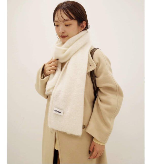 SLOBE IENA「《追加》surprise/サプライズ ストール MOHAIR  SCARF  DONNA」|ストール|
