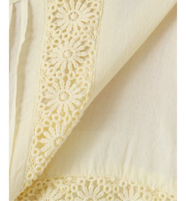 SLOBE IENA「コットンレースフリルブラウス」|シャツ・ブラウス|