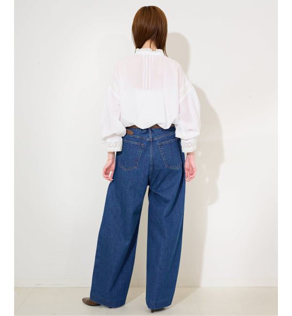 SLOBE IENA「コットンレースフリルブラウス」|シャツ・ブラウス|