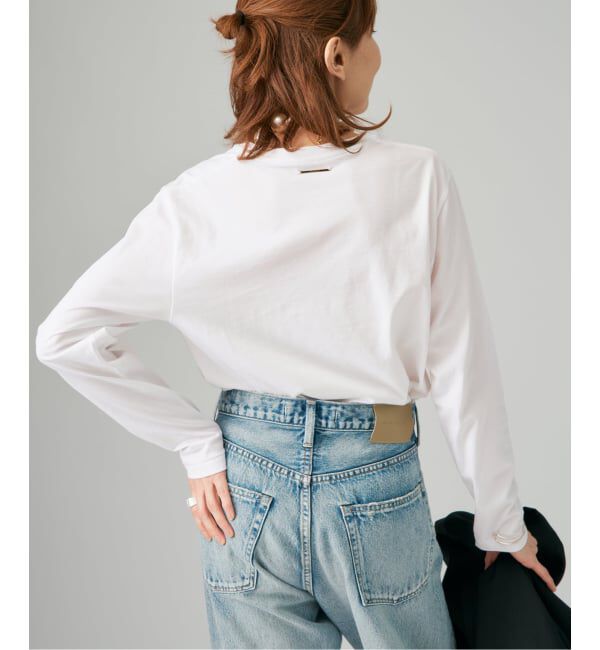 VERMEIL par iena「《予約》ディオラマ クルーネックロングスリーブ Tシャツ」|Tシャツ・カットソー|