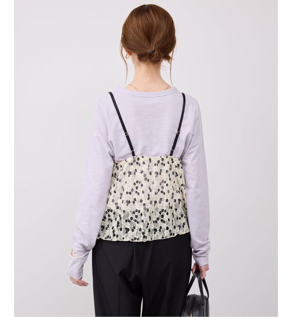 SLOBE IENA「《予約》PROVOKE/プロヴォーク レースキャミソール PV-010085」|キャミソール|