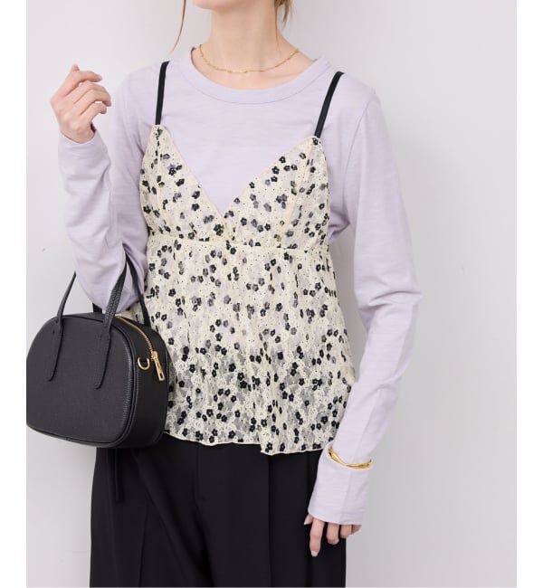 SLOBE IENA「《予約》PROVOKE/プロヴォーク レースキャミソール PV-010085」|キャミソール|