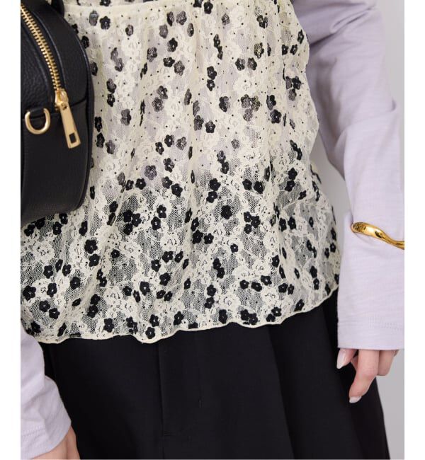 SLOBE IENA「《予約》PROVOKE/プロヴォーク レースキャミソール PV-010085」|キャミソール|