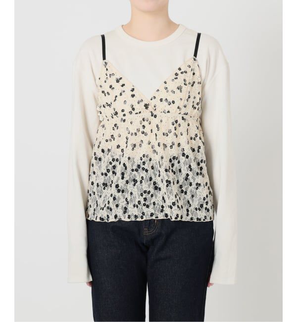 SLOBE IENA「《予約》PROVOKE/プロヴォーク レースキャミソール PV-010085」|キャミソール|