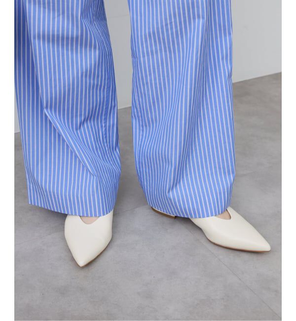 SLOBE IENA「《追加予約》SLOBE レザーフラットシューズ」|その他|