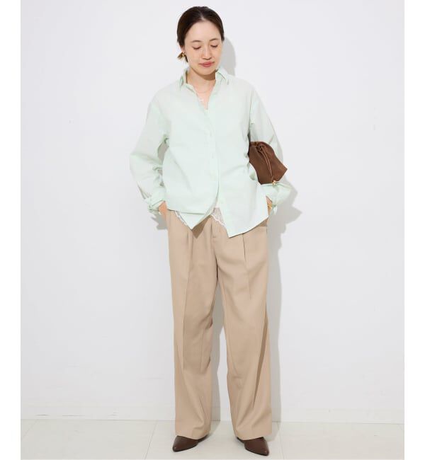 SLOBE IENA「《追加予約》サテンレースキャミソール」|キャミソール|