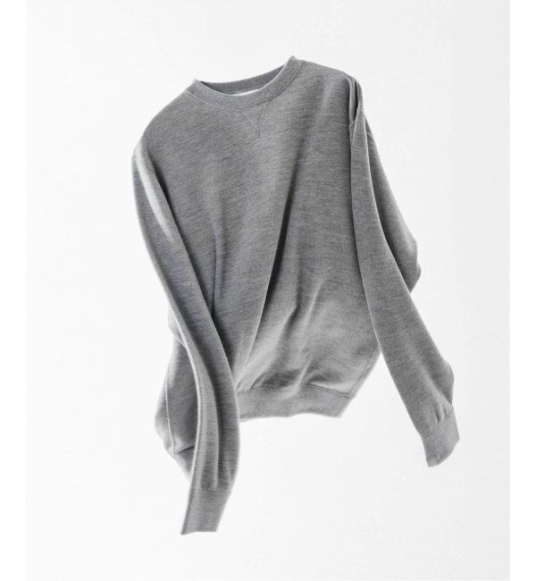 EDIFICE「LOOPWHEELER &times; LOWERCASE for EDIFICE ウール/シルク スウェットSP」|スウェット・ジャージ|グレーB