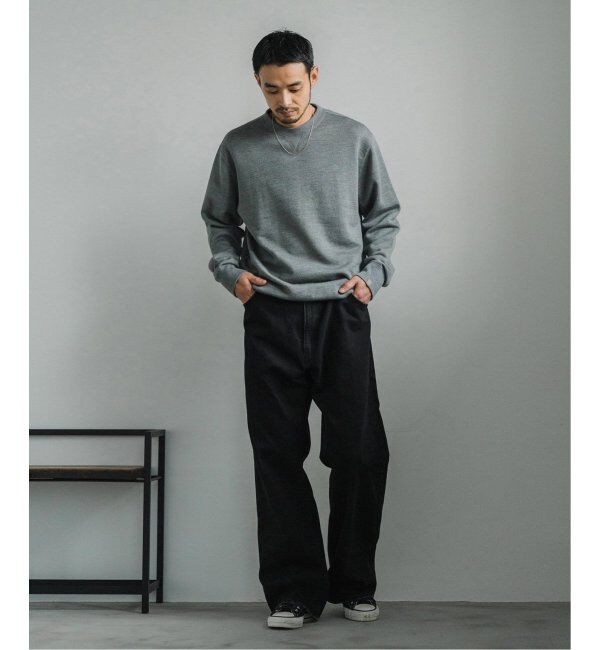 EDIFICE「LOOPWHEELER &times; LOWERCASE for EDIFICE ウール/シルク スウェットSP」|スウェット・ジャージ|
