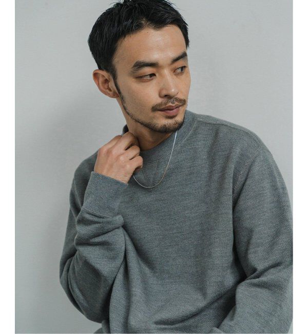 EDIFICE「LOOPWHEELER &times; LOWERCASE for EDIFICE ウール/シルク スウェットSP」|スウェット・ジャージ|