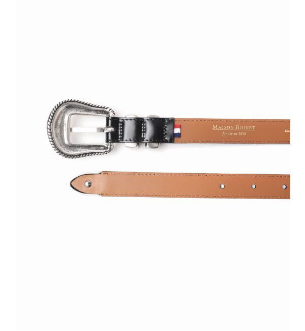 journal standard L'essage「【MAISON BOINET/メゾンボワネ】20MM WESTERN BELT：ベルト」|ベルト|
