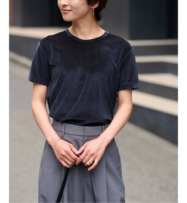 JOURNAL STANDARD relume「シアーベロアハーフスリーブTEE」|Tシャツ・カットソー|