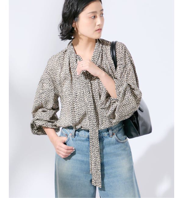 journal standard L'essage「《追加》IDEVEAUX＊IPEKERボウタイブラウス」|シャツ・ブラウス|