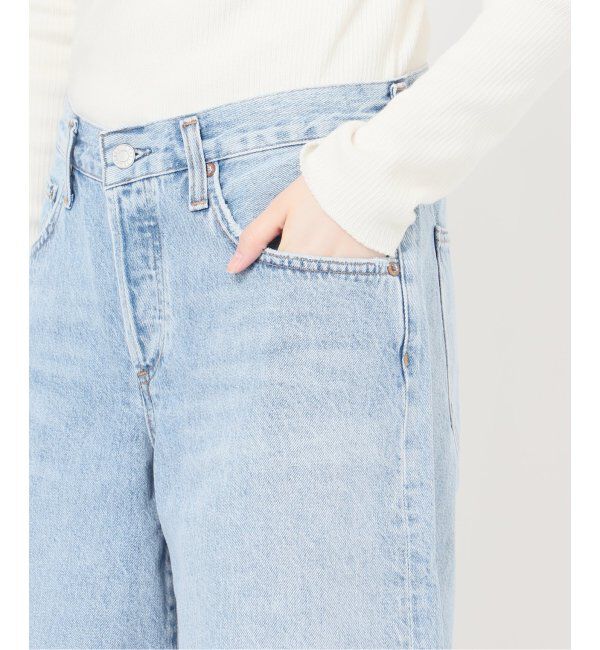 journal standard L'essage「【AGOLDE / エーゴールドイー】BAGGY V-SHORT IN PREVAIL：デニム」|デニム|