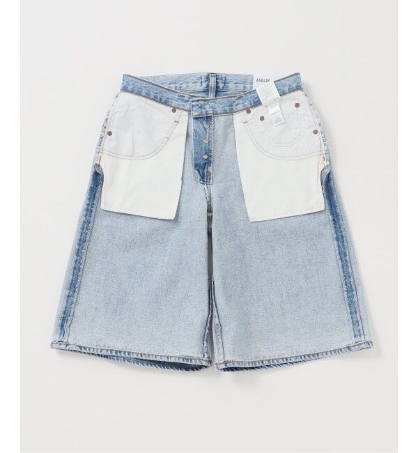 journal standard L'essage「【AGOLDE / エーゴールドイー】BAGGY V-SHORT IN PREVAIL：デニム」|デニム|