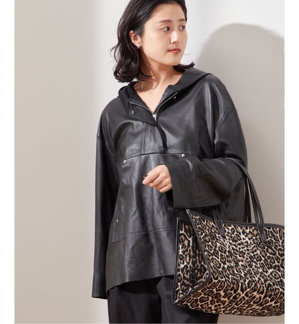 journal standard L'essage「《別注》【A PUPIL/ア ピューピル】レザーアノラック」|その他|ブラック