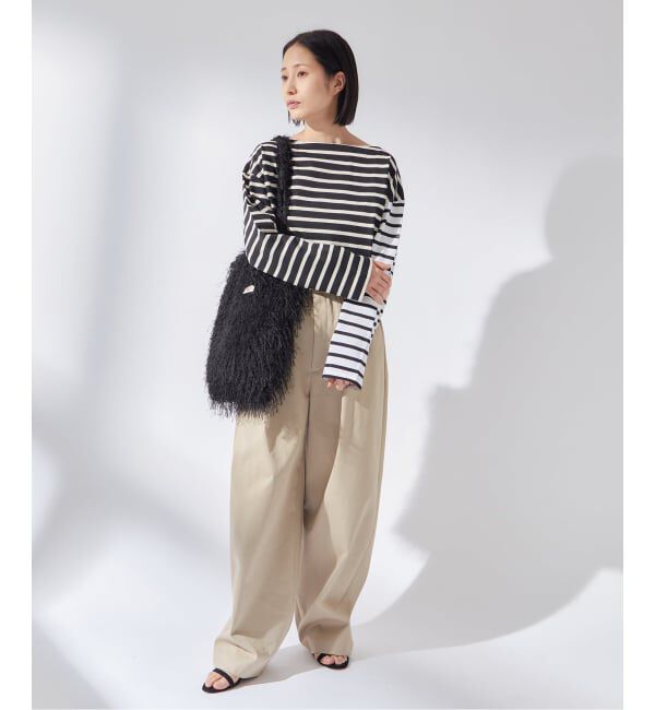 journal standard L'essage「《追加予約》別注【Leminor/ルミノア】クレイジーボーダー：カットソー」|Tシャツ・カットソー|