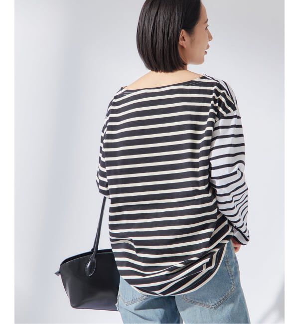 journal standard L'essage「《追加予約》別注【Leminor/ルミノア】クレイジーボーダー：カットソー」|Tシャツ・カットソー|