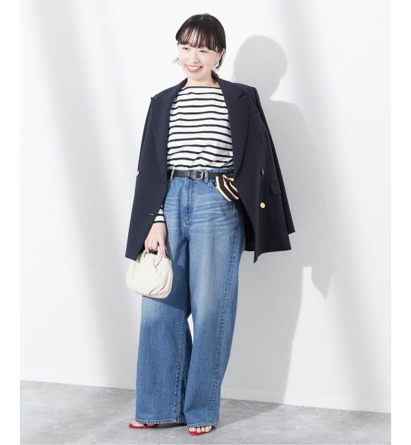 journal standard L'essage「《追加予約》別注【Leminor/ルミノア】クレイジーボーダー：カットソー」|Tシャツ・カットソー|