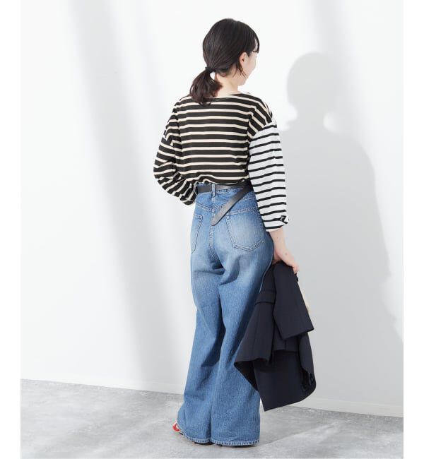 journal standard L'essage「《追加予約》別注【Leminor/ルミノア】クレイジーボーダー：カットソー」|Tシャツ・カットソー|